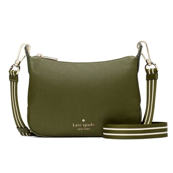 New Kate Spade Rosie Small Crossbody Pebbled Leather Enchanted Green - Picture 1 of 5